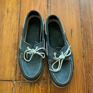 Sperry boat shoes, blue, size 8.5